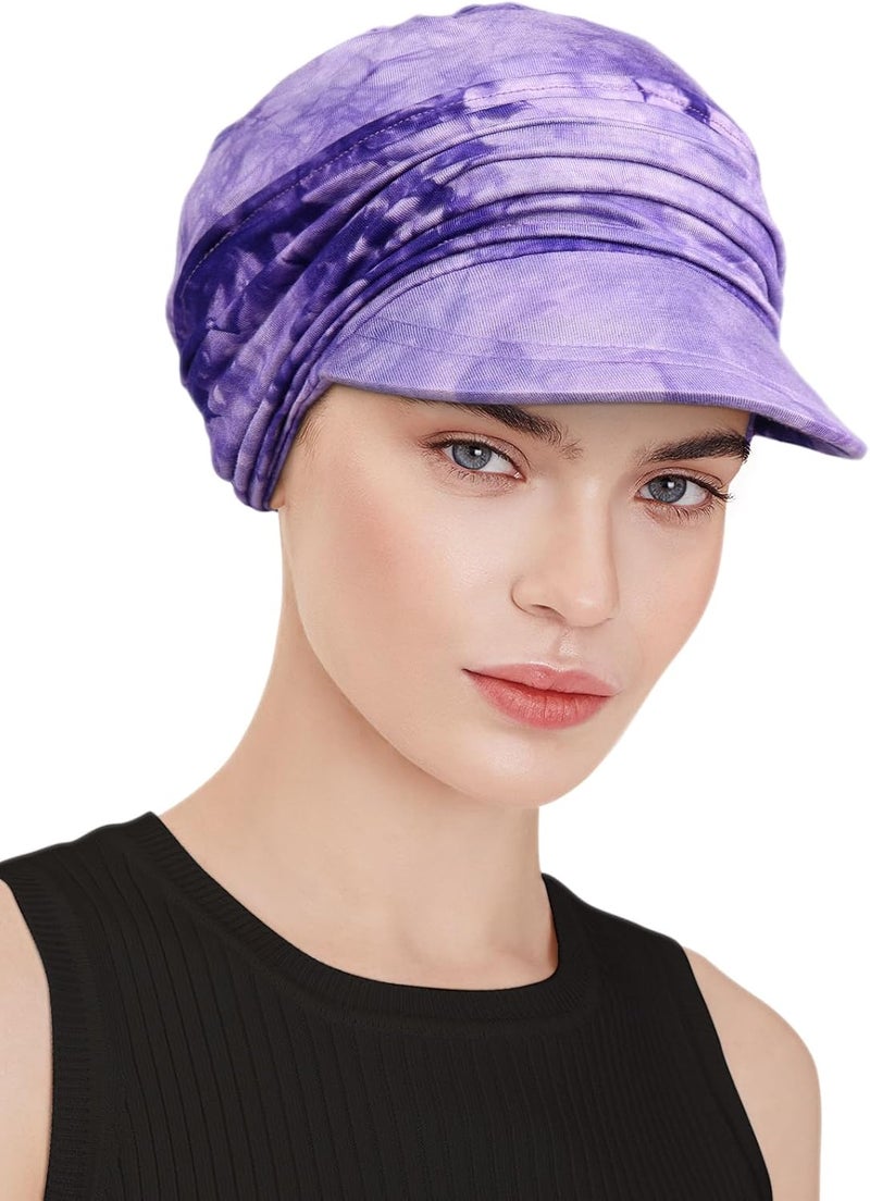 Awefeel Chemo Headwear Viscose Newsboy Cap for Women Fall and Winter Hats - Image 2
